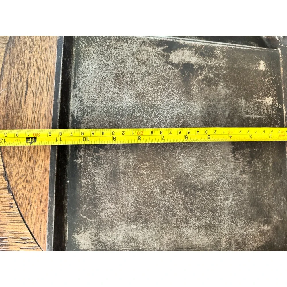 Vintage General Electric Griddle Stovetop Pan Rectangular Heat Ring Marked 2